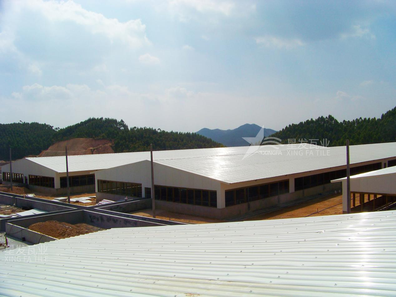 合成樹(shù)脂瓦施工安裝用什么材料搭建架子，鋼結構搭建樹(shù)脂瓦